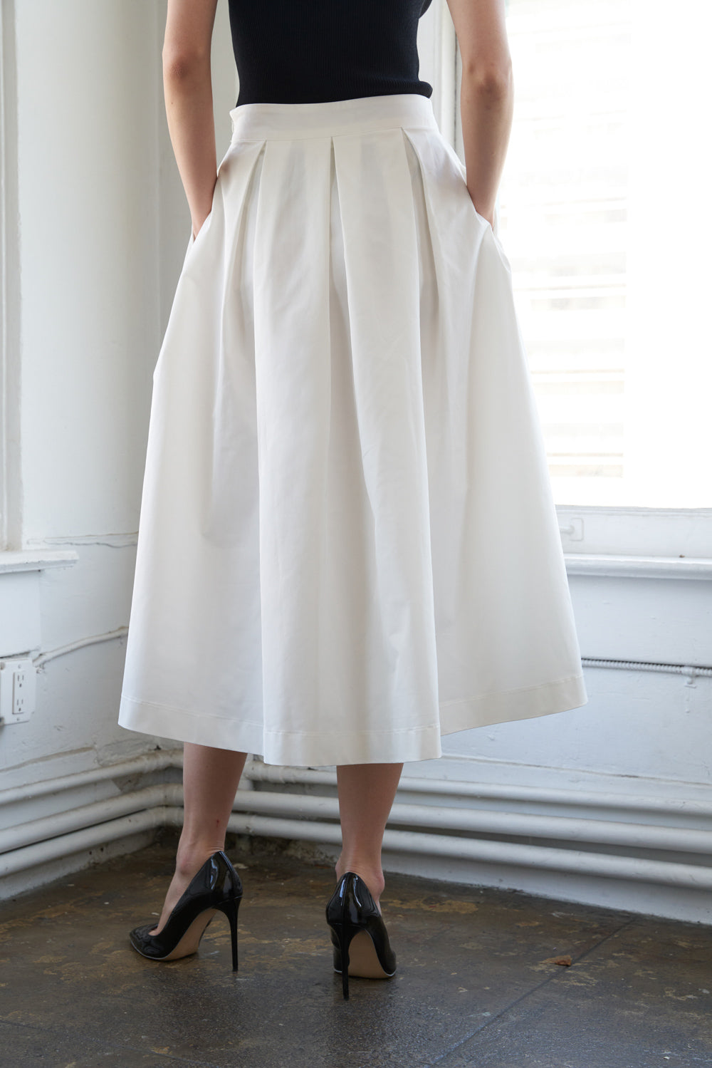 LOVE OF MINE WOVEN MIDI SKIRT Flying Tomato